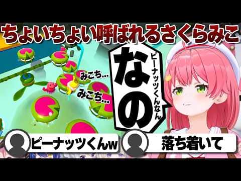 【コメ付き】ピーナッツくんの呼ぶ声がちょいちょい聞こえるさくらみこ【ホロライブ/さくらみこ/切り抜き】 #さくらみこ