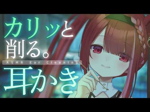 【ASMR/3Dio】鼓膜に届く至極のカリカリ耳かき。眠れる耳掃除。至極の耳掃除。睡眠┆囁き┆Earcleaning┆Whispering┆Vtuber【星めぐり学園/切熊ゆに】