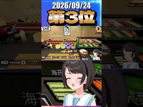 9/24 草コメント数ランキング第3位 #大空スバル 0時間45分ごろ
