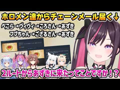 【SPAGHET】ホロメンから届いた謎のゲームを実際にプレイし、苦しむあずきちw【AZKi ホロライブ】