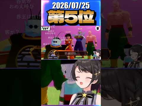 7/25 草コメント数ランキング第5位 #大空スバル 1時間57分ごろ