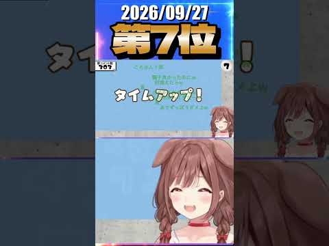 9/27 草コメント数ランキング第7位 #戌神ころね 0時間22分ごろ