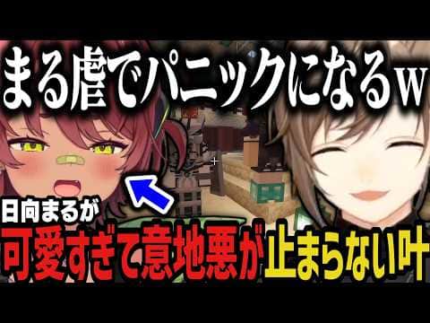 【２視点】パニックになる日向まるが可愛すぎて意地悪が止まらない叶ｗｗｗ【叶/にじさんじ切り抜き/ストリヌ】