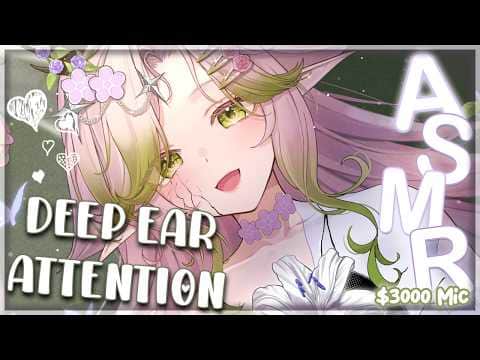 【3DIO/ASMR】Extremely Deep Ear Attention for Sleep Aid For You 😴 (tappies/whispers)