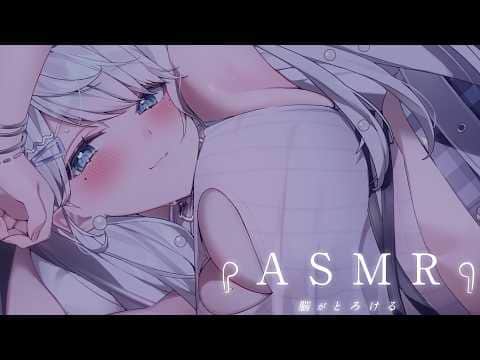 【 #ASMR 】耳ふぅ多め♡耳が気持ちよすぎる耳かき…♡吐息/耳かき/タッピング/Ear cleaning/Triggers for Sleep【新人VTuber/恋白れん】
