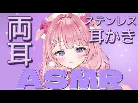 ꒰#ASMR /auriq01 ꒱セラピードッグによる両耳だけのステンレス耳かき💤Binaural/whisper/睡眠導入꒰#もちもちこころ ꒱