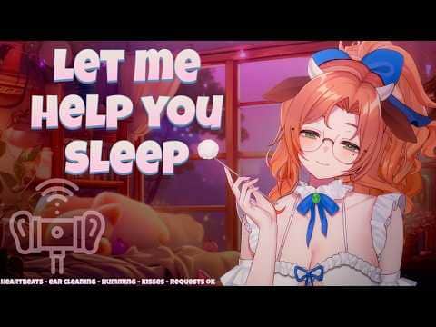 【 3DIO ASMR 】Sleep Aid ~  Humming, heartbeats, kisses and more  [ requests ok ]【 Alicja Da Lontano 】