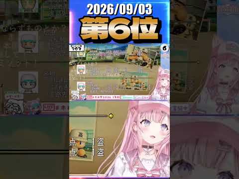 9/3 草コメント数ランキング第6位 #博衣こより 5時間40分ごろ