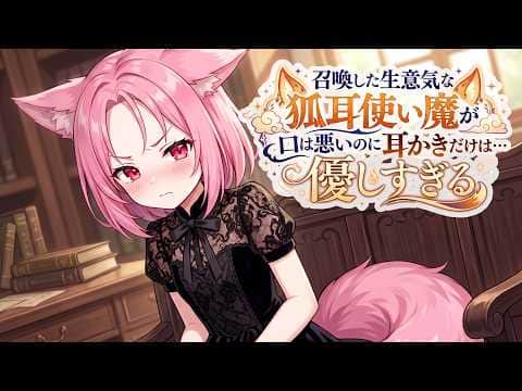 【KU100高音圧・耳かき】使い魔に耳かきをさせると気持ちいい【ASMRシチュエーション生配信・立体音響】