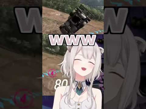 凄い回転にゲラが止まらないししろん【2026/06/18 #shorts  #ホロライブ #獅白ぼたん】