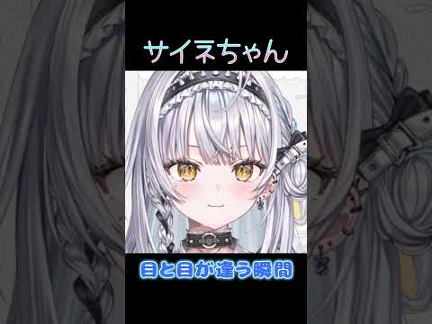 目と目が逢う瞬間【ぶいすぽ/銀城サイネ】 #shorts