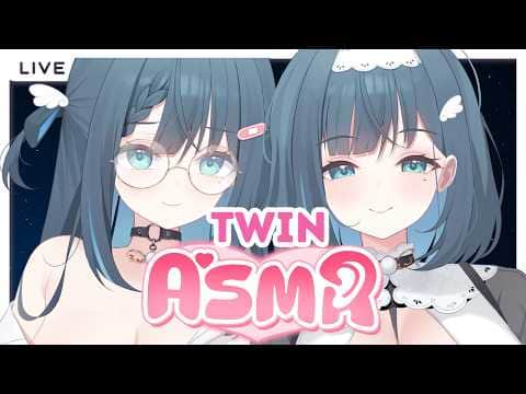【ASMR/KU100】TWIN ASMR!? Pampered by SWEET and DEEP Voice❤️ [Sleep Aid/EN/日本語]
