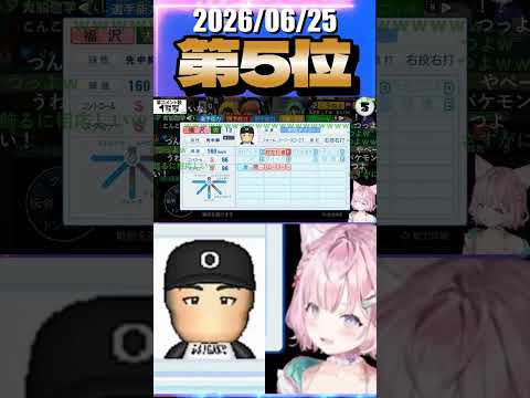 6/25 草コメント数ランキング第5位 #博衣こより 3時間45分ごろ