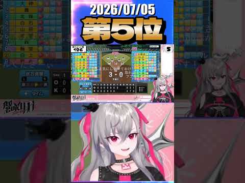 7/5 草コメント数ランキング第5位 #響咲リオナ 0時間54分ごろ