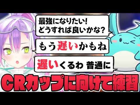 【切り抜き／常闇トワ】エペの練習をしながらCRカップついて色々話すトワ様とすももん【ホロライブ／APEX／すもも】