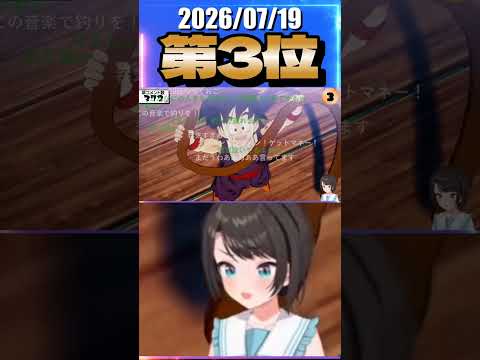 7/19 草コメント数ランキング第3位 #大空スバル 2時間13分ごろ