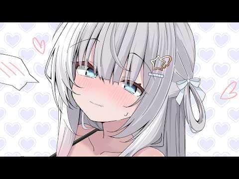 ✧ASMR/KU100✧ふわふわもこもこ甘やかし♡梵天,ふわふわタオル,吐息,オノマトペ/Whispering,Relax,Sleep trigger/✧Binaural 睡眠導入✧
