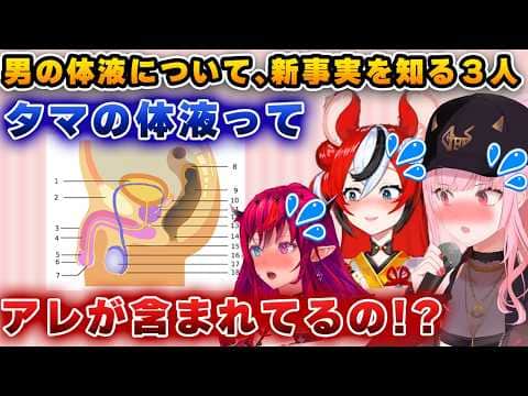 【社会問題】子作りに関する最新の研究を学ぶ３人【ホロライブ/アイリス/ハコス・ベールズ/森カリオペ】