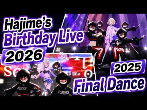 Hajime's Birthday Live Finale Dance!【Hololive Clips / Todoroki Hajime】