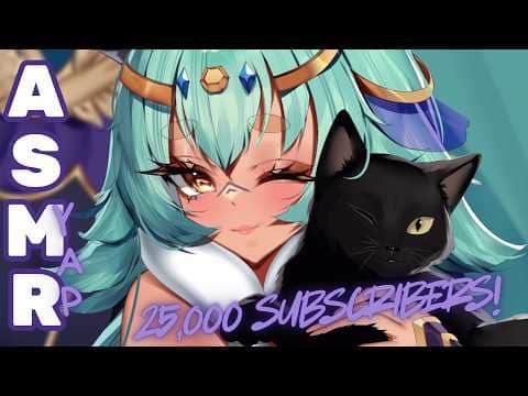 ASMR | 25,000 Subscribers Celebration with Gentle ASMR Talking | 3DIO 🐐🍼