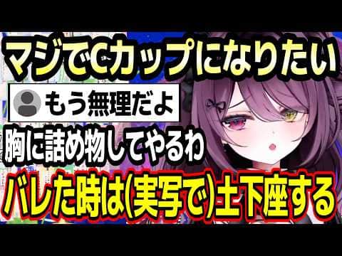胸のことばかりいじられてとんでもない宣言をしてしまう運命メイナw【あおぎり高校/切り抜き】#運命メイナ #ゆうぎり高校