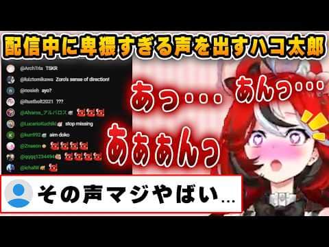配信中にえっどすぎる声を発して海外ニキを沸かせるハコ太郎【ホロライブ/アイリス/ハコス・ベールズ/ハコ太郎】
