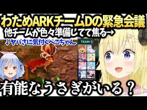 わためチームDやばそうなので対策会議とブローバックという兎が凄いらしい【角巻わため/兎田ぺこら/ホロライブ切り抜き】