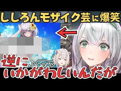 ししろんのモザイクやミオしゃのぼかしで逆にアウト寄りになるホロドリのノエル団長w【ホロライブ 切り抜き/白銀ノエル/獅白ぼたん/大神ミオ】