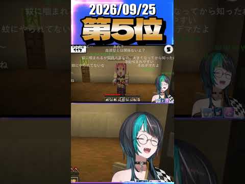 9/25 草コメント数ランキング第5位 #輪堂千速 0時間20分ごろ