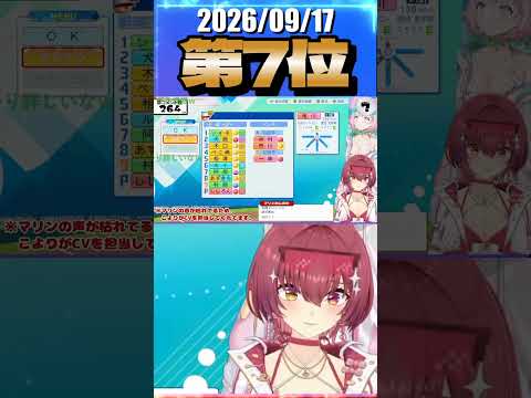 9/17 草コメント数ランキング第7位 #宝鐘マリン 4時間15分ごろ