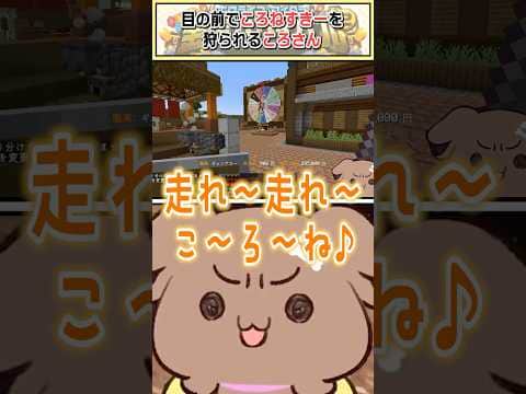 目の前でころねすきーを狩られるころさん【戌神ころね/兎田ぺこら/ホロライブ切り抜き】 #shorts #vtuber #ホロライブ切り抜き