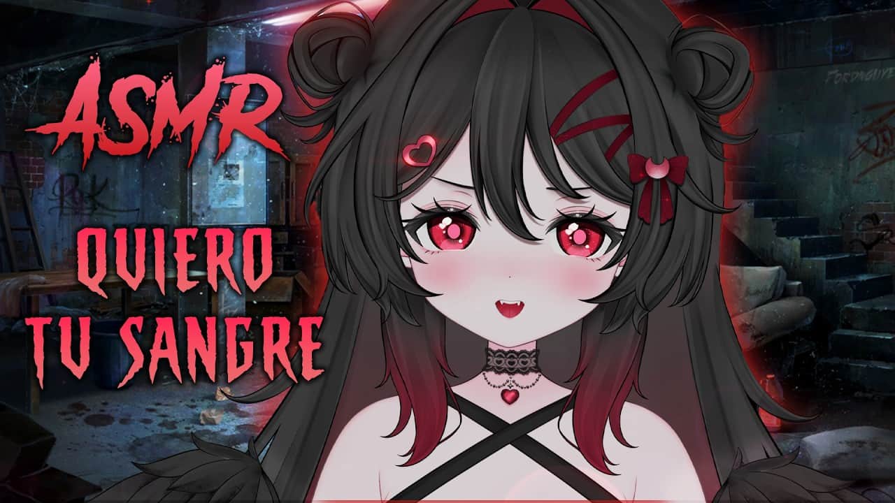 ASMR Vampire Eats Your Blood 🩸 mouth sounds & intense whispers [Spanish ASMR]