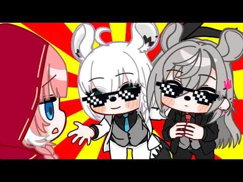 【手描き】おもしれー女になるため、ブッキーに弟子入りする響咲リオナ【響咲リオナ/白上フブキ/さくらみこ/大空スバル/ホロライブ/ホロライブ 切り抜き/hololive】