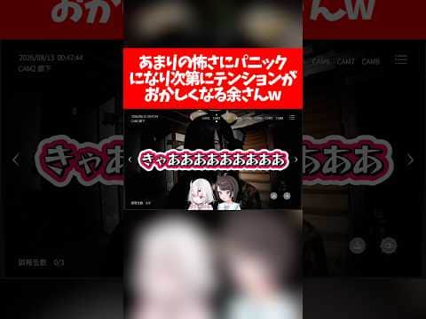 【JSP3】あまりの怖さにパニックになり次第にテンションがおかしくなる余さんw【ホロライブ切り抜き/大空スバル/百鬼あやめ/日本事故物件監視協会3】