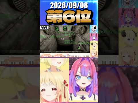 9/8 草コメント数ランキング第6位 #音乃瀬奏 0時間29分ごろ