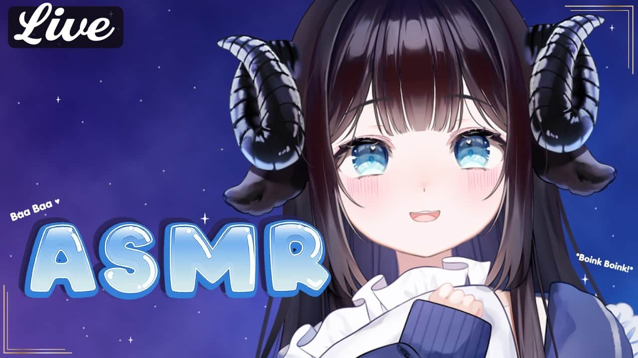 ASMR💙🐏3Dio Whispers and eepy chats✨