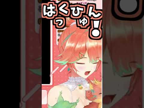 ラオーラとのコラボでのキアラのくしゃみ助かる!!2回!!【2026/08/30 #shorts  #ホロライブ #キアライブ】