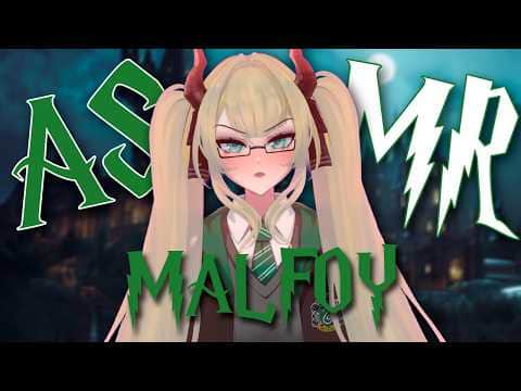 [ASMR 3Dio] Female Draco Malfoy Pretende que Te Odia 😳 (Pero Quiere Tu Atención) #asmr