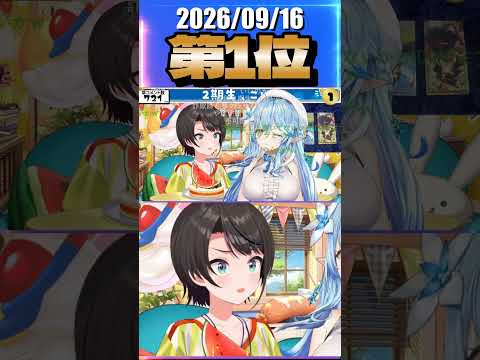 9/16 草コメント数ランキング第1位 #大空スバル 0時間34分ごろ