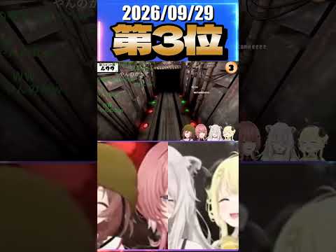 9/29 草コメント数ランキング第3位 #戌神ころね 0時間45分ごろ