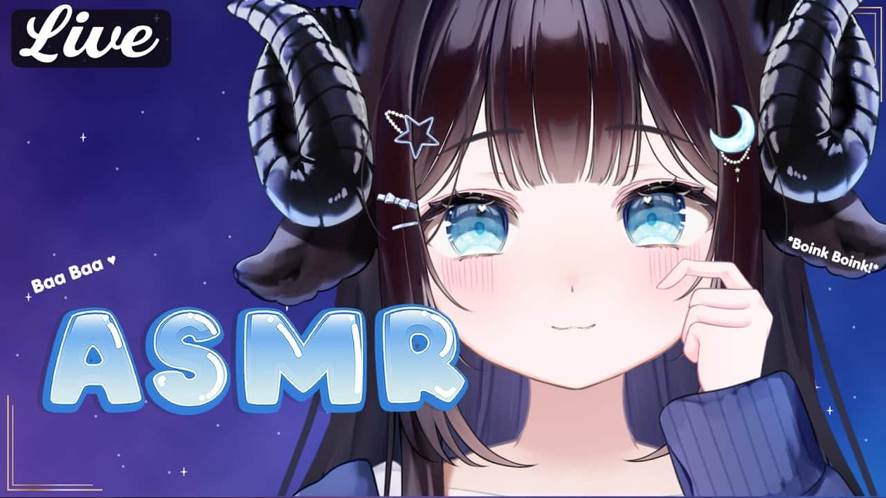 ASMR💙🐏3Dio sleepy whispering and sound assortment✨