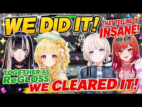 【Rhythm Heaven Miracle Stars】ReGLOSS Shows the Power of Never Giving Up and Friendship!