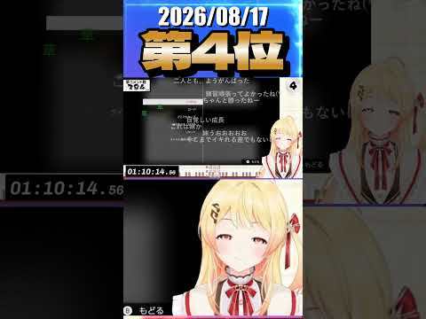 8/17 草コメント数ランキング第4位 #音乃瀬奏 1時間18分ごろ