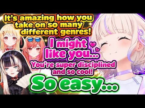 Hajime Gets Easily Won Over When Her Fellow Members Praise Her【Hololive Clips】