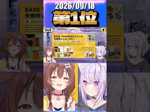 9/18 草コメント数ランキング第1位 #猫又おかゆ 0時間20分ごろ