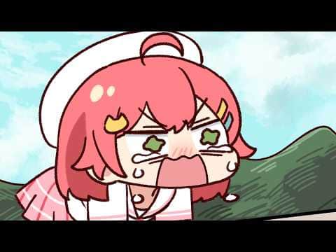 【手描き】ゲームの理不尽に号泣するみこち