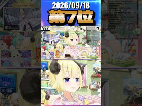9/18 草コメント数ランキング第7位 #角巻わため 0時間4分ごろ
