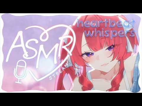 【Binaural ASMR】Deg-degan...///♡ | Whispering & Heartbeat