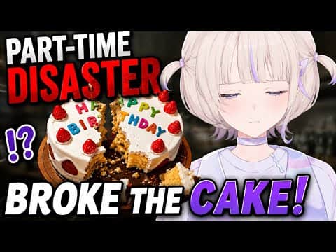 “Banchou Broke a Cake in Front of a Customer…【ホロライブ切り抜き/轟はじめ】