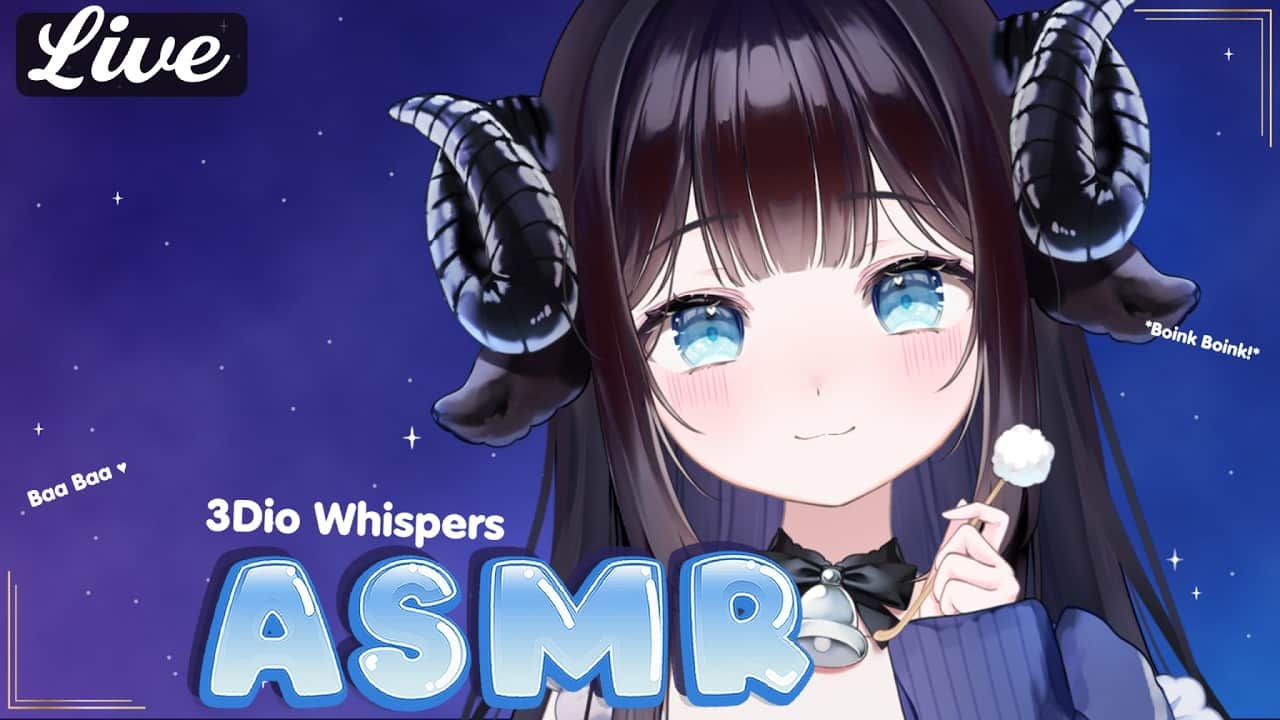 ASMR💙🐏3Dio Comfy Whispers and Soft Tingly Sounds ✨
